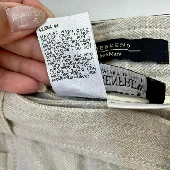 MaxMara Weekend Pencil Skirt Khaki Size 10 - Picture 5 of 6